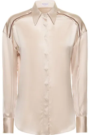 Brunello Cucinelli Stretch Satin Shirt