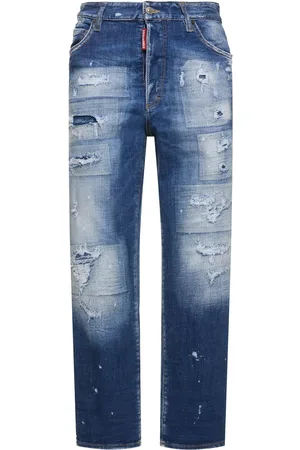 Dsquared2 Distressed Denim Flared Jeans