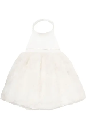Simonetta Stretch Cotton Satin Dress