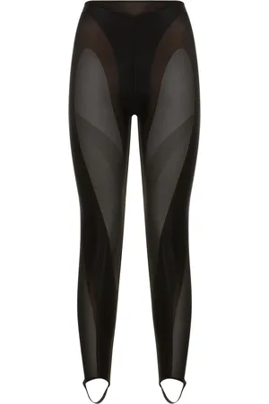 MUGLER Nylon Jersey Leggings