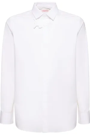 VALENTINO Cotton Shirt W/ Flower