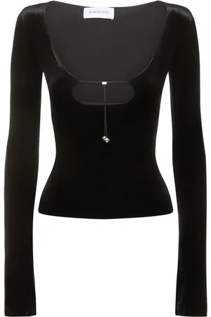 16Arlington Solaris Stretch Velvet Top