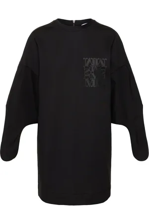 Max Mara Cotton Poplin Lace-up Mini Dress