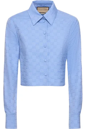 Gucci Gg Supreme Oxford Cotton Shirt