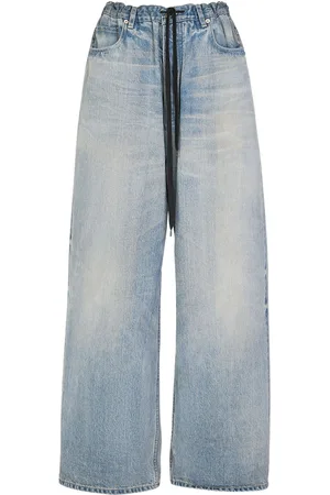 Balenciaga Oversized Denim Baggy Pants
