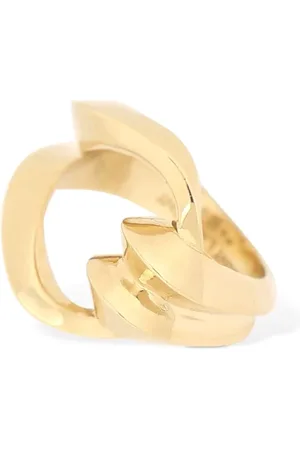 Saint Laurent Brass Loop Ring