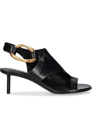 Jil Sander 60mm Leather Round Ring Sandals