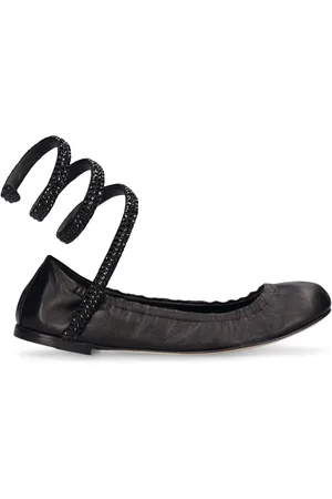 RENE CAOVILLA 10mm Leather Ballerinas