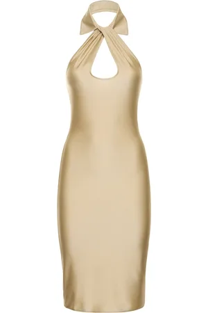 COPERNI Open Chest Stretch Jersey Midi Dress