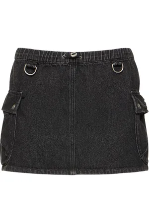 COPERNI Cotton Denim Cargo Skirt