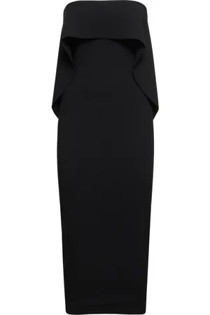 Staud Scarlett Strapless Midi Dress