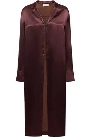 Loulou Studio Oyat Silk Blend Long Shirt
