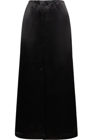 Loulou Studio Lys Silk Blend Midi Skirt