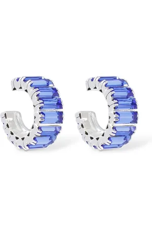 MAGDA BUTRYM Set Of 2 Crystal Baguette Ear Cuffs