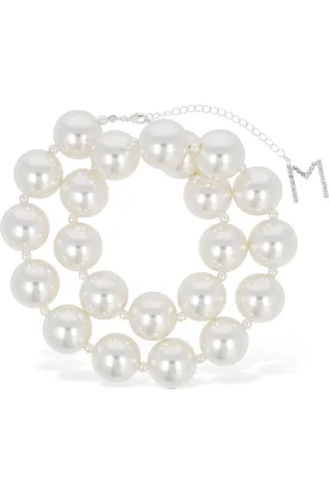 MAGDA BUTRYM Faux Pearl Double Wrap Necklace