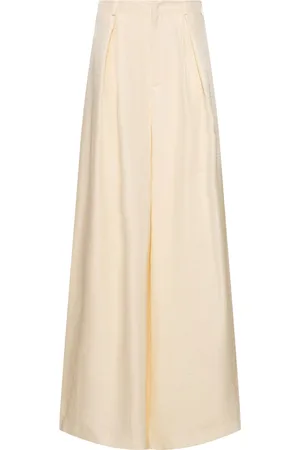 Ralph Lauren Glossy Crepe Wide Pants
