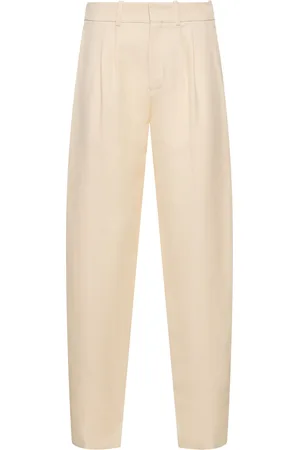 Ralph Lauren Pleated Linen & Silk Pants