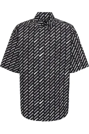 Balenciaga Stencil Large Cotton Shirt