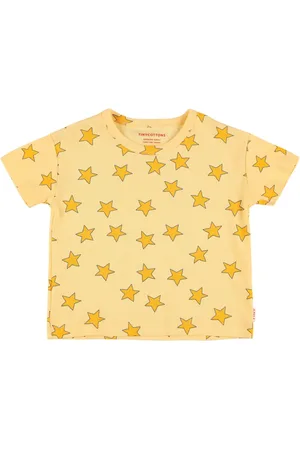 Tiny Cottons Star Print Pima Cotton T-shirt