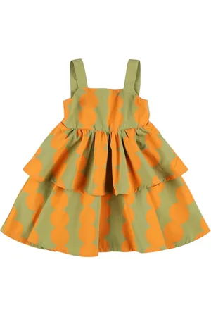 Jelly Mallow Tiered Cotton Dress