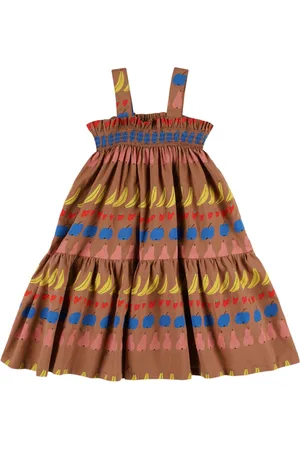 Jelly Mallow Tiered Cotton Dress