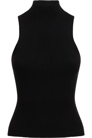Reformation Farrah Turtleneck Cashmere Tank Top