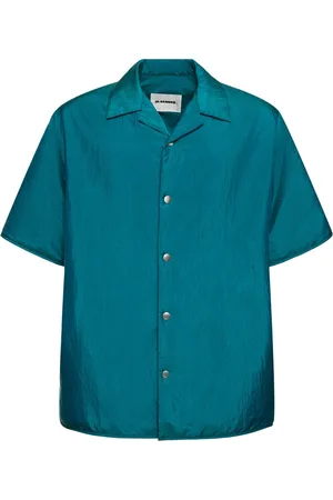 Jil Sander Shirt 36 Nylon Silk Canvas Shirt