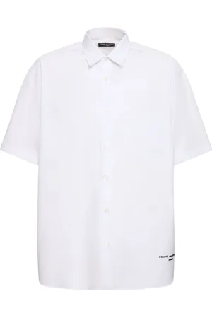 Comme des Garçons Logo Cotton Short Sleeve Shirt