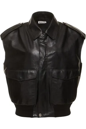 Bally Leather Vest W/ Pockets