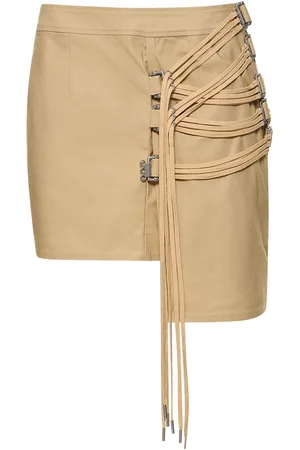 Cannari Concept Mini Cotton Skirt W/ Strings