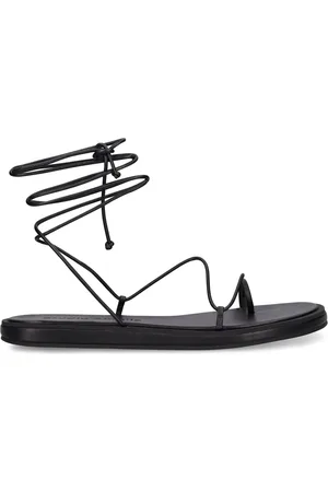 Studio Amelia 10mm Emily Leather Flat Sandals