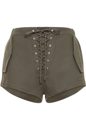 DION LEE Stretch Cotton Parachute Hiking Shorts