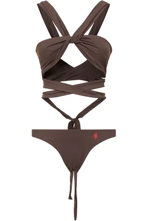 The Attico Lycra Wraparound Swimsuit