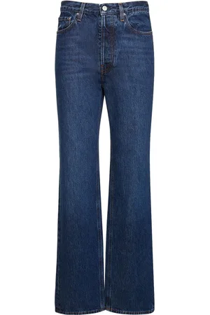 Totême Classic Denim High Rise Straight Jeans