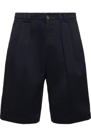 Brunello Cucinelli Dyed Cotton Shorts