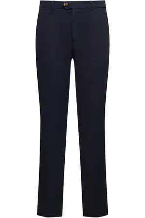 Brunello Cucinelli Stretch Gabardine Pleated Pants