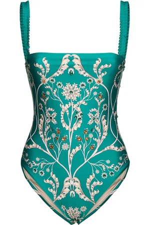 Agua by Agua Bendita Limon Square Neckline Swimsuit