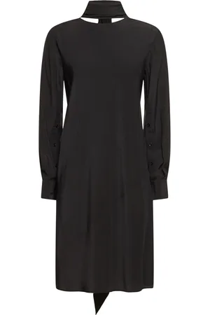 Helmut Lang Reversible Scarf Silk Midi Dress