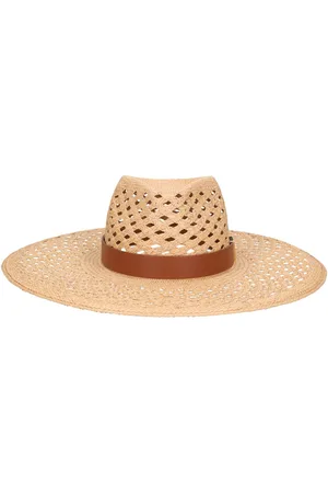 VALENTINO GARAVANI Large V Signature Brimmed Panama Hat