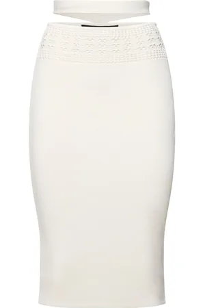 ANDREADAMO Stretch Viscose Knit Midi Skirt