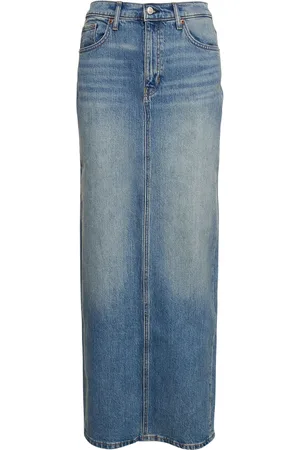 Reformation Daria Ultra High Rise Denim Maxi Skirt