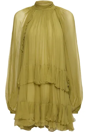 Chloé Silk Mousseline Mini Dress