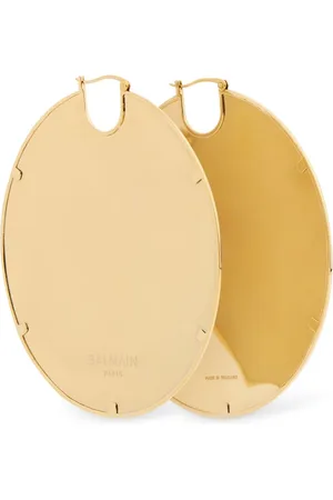 Balmain Round Creoles Hoop Earrings