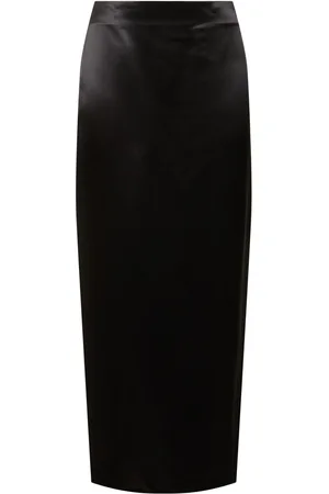 The Row Bartelle Satin Long Skirt