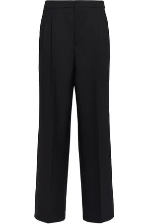 Ami Oversized Wool Gabardine Pants
