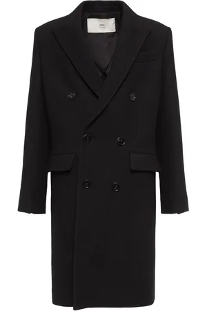 Ami Double Breasted Wool Coat