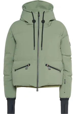 Moncler Allesaz Nylon Blend Down Bomber Jacket