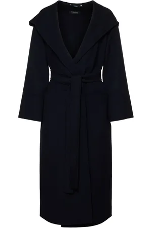 Max Mara Fabio Belted Wool Long Coat