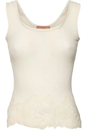 ERMANNO SCERVINO Embroidered Knit Tank Top