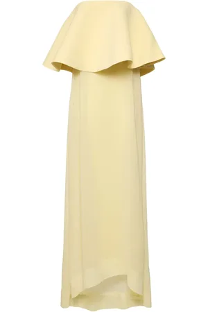 Jacquemus La Robe Vela Chiffon Long Dress